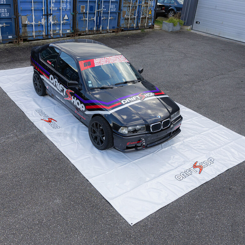 DriftShop 3.5x6.5 m PVC Floor Tarpaulin with Eyelets